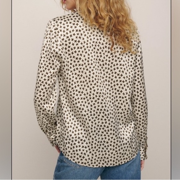 NWT reformation sky silk top - Picture 2 of 5